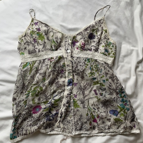 Guess Floral Tank - Picture 1 of 1